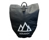 KRANX Grampian Waterproof Pannier Bag In Black 24 Litres 